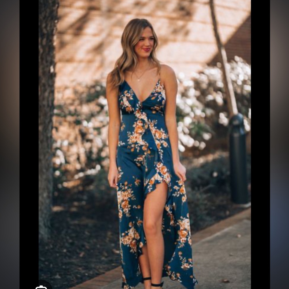 Vici high low maxi dress